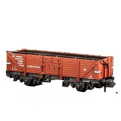 Peco N Scale, NR-10B Open Wagon, BR Ferry, Bauxite, No. B715010 small image