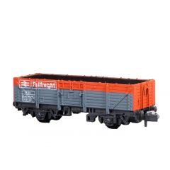 Peco N Scale, NR-11R BR OBA Open Wagon 110264, BR Railfreight Red & Grey Livery small image