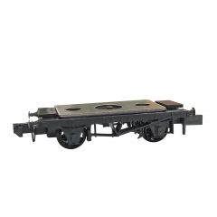 Peco N Scale, NR-123 10ft Wheelbase Wagon Chassis Kit with Wooden Type Solebars & Spoke Wheels small image