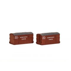 Peco N Scale, NR-216 BR Furniture Removals Container (pack of 2) small image