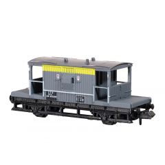 Peco N Scale, NR-28C BR (Ex LNER) 20T 'Toad D' Brake Van DB953291, BR Engineers Grey & Yellow Livery small image