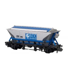 Peco N Scale, NR-305 Private Owner (Ex BR) CDA Covered Hopper 375065, 'ECC International', Blue Livery small image
