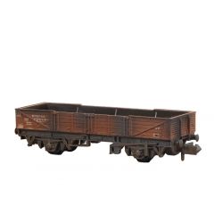 Peco N Scale, NR-7EW BR ZDX 22T Ferry Tube Wagon, BR Bauxite Livery, Weathered small image
