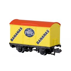 Peco N Scale, NR-P140 Private Owner (Ex GWR) 12T Ventilated Van 'Fyffes Bananas', Yellow Livery small image
