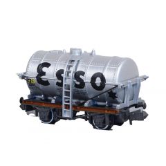 Peco N Scale, NR-P161 Private Owner 14T Tank Wagon, 'Esso', Silver Livery small image