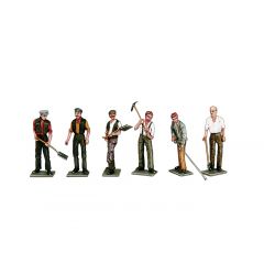 Peco O Scale, OP-11 Workmen with Tools small image