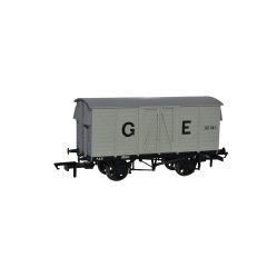 Oxford Rail OO Scale, OR76GEGV001 GER 10T (8T) Ventilated Van 23109, GER Grey Livery small image