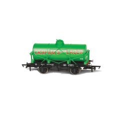 Oxford Rail OO Scale, OR76TK2006 Private Owner 12T Tank Wagon 113, 'Graham's Golden Lager', Green Livery small image