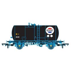 Oxford Rail OO Scale, OR76TKB003 Private Owner 35T Class B Tank Wagon 441, 'Regent', Black Livery Revised Suspension small image