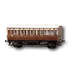 Parkside Models by Peco OO Scale, PC610 GWR 4 Wheel All 3rd Coach small image
