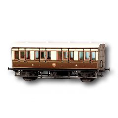 Parkside Models by Peco OO Scale, PC612 GWR 4 Wheel Composite Coach small image