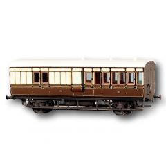 Parkside Models by Peco OO Scale, PC613 GWR 4 Wheel Brake 3rd Coach small image