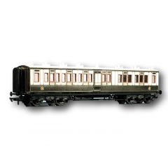Parkside Models by Peco OO Scale, PC733 LMS (Ex LNWR) Arc Roof Corridor Brake Composite Coach small image