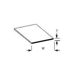 Plastruct , 90642 Styrene Strip STS-4 T:0.8mm W:31.8mm L:600mm Colour: White (Pack of 5) small image