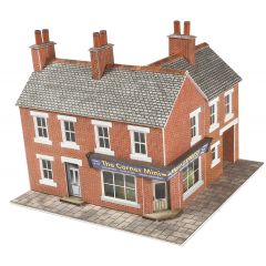 Metcalfe N Scale, PN116 Corner Shop in Red Brick small image