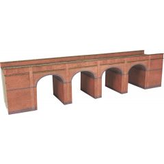 Metcalfe N Scale, PN140 Viaduct Double or Single Track in Red Brick small image