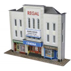 Metcalfe N Scale, PN170 Cinema & Shops, Low Relief small image