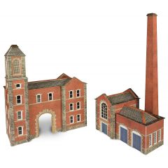 Metcalfe N Scale, PN184 Boiler House & Factory Entrance small image