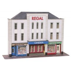 Metcalfe OO Scale, PO206 Cinema & Shops, Low Relief small image