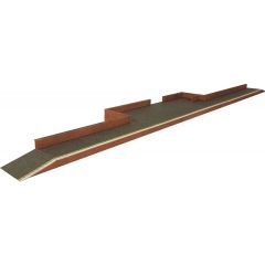 Metcalfe OO Scale, PO216 Platform in Red Brick small image