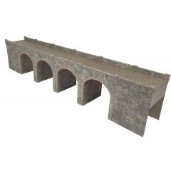 Metcalfe OO Scale, PO241 Viaduct Double Track in Stone small image