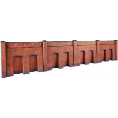 Metcalfe OO Scale, PO244 Retaining Wall in Red Brick small image