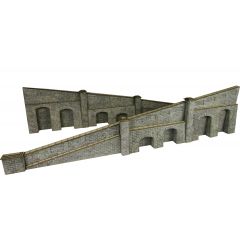 Metcalfe OO Scale, PO249 Tapered Retaining Wall in Stone small image