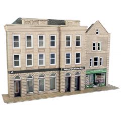 Metcalfe OO Scale, PO271 Bank & Shop, Low Relief small image