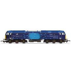 Hornby RailRoad Plus OO Scale, R30046 Rail Operations Group Class 47/8 Co-Co, 47812, Rail Operations Group (Innovation) (Revised) Livery, DCC Ready small image