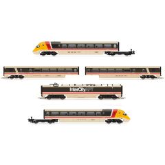 Hornby OO Scale, R30104 BR Class 370 'APT' Advanced Passenger Train 5 Car DEMU 370001 & 370002, BR APT InterCity Livery with Yellow Cabs, DCC Ready small image