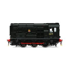 Hornby OO Scale, R30121 BR Class 08 0-6-0, 13079, BR Black (Early Emblem) Livery, DCC Ready small image