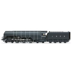 Hornby OO Scale, R30126 LNER W1 Class 'Hush Hush' 4-6-4, 10000, LNER 'Photographic' Grey Livery, DCC Ready small image