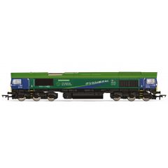Hornby OO Scale, R30151 GBRf Class 66/7 Co-Co, 66796, 'The Green Progressor' GBRf HS2 Livery, DCC Ready small image