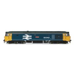 Hornby OO Scale, R30154 BR Class 50 Refurbished Co-Co, 50042, 'Triumph' BR Blue (Large Logo) Livery, DCC Ready small image