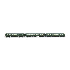 Hornby RailRoad Plus OO Scale, R30170 BR Class 110 3 Car DMU (Unknown), BR Green (Speed Whiskers) Livery, DCC Ready small image