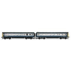 Hornby RailRoad Plus OO Scale, R30171 BR Class 110 2 Car DMU (Unknown), BR Blue & Grey (MetroTrain) Livery, DCC Ready small image