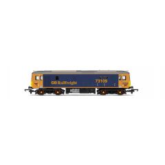 Hornby RailRoad Plus OO Scale, R30176TXS GBRf Class 73 Bo-Bo, 73109, 'Battle of Britain' GBRf GB Railfreight (GB Railfreight Europorte) Livery, DCC TXS 'Triplex' Sound with Bluetooth small image