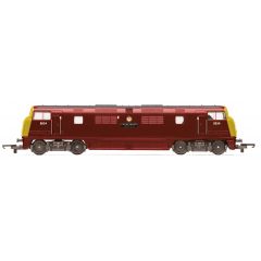 Hornby RailRoad Plus OO Scale, R30183 BR Class 43 'Warship' B-B, D834, 'Pathfinder' BR Maroon (Full Yellow Ends) Livery, DCC Ready small image