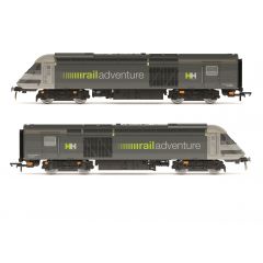 Hornby OO Scale, R30218 Rail Adventure Class 43 'HST' 2 Power Cars (One Motorised) Bo-Bo,, Rail Adventure Livery, DCC Ready small image