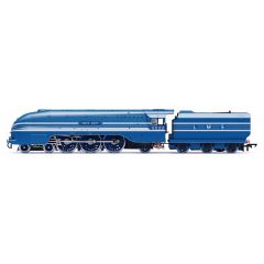 Hornby OO Scale, R30228 LMS Coronation Class Streamlined 4-6-2, 6222, 'Queen Mary' LMS Caledonian Blue (Horizontal Lines) Livery, DCC Ready small image