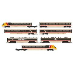 Hornby OO Scale, R30229 BR Class 370 'APT' Advanced Passenger Train 7 Car DEMU 370003 & 370004, BR APT InterCity Livery with Black & Yellow Cabs, DCC Ready small image