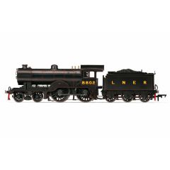 Hornby OO Scale, R3521 LNER D16/3 (Ex-GER H88) Class 4-4-0, 8802, LNER Lined Black Livery, DCC Ready small image