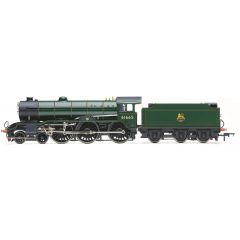 Hornby OO Scale, R3523 BR (Ex LNER) B17/6 Class 4-6-0, 61665, 'Leicester City' BR Lined Green (Early Emblem) Livery, DCC Ready small image