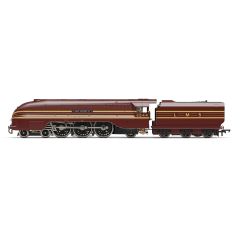 Hornby OO Scale, R3639 LMS Coronation Class Streamlined 4-6-2, 6244, 'King George VI' LMS Crimson Lake (Horizontal Lines) Livery, DCC Ready small image