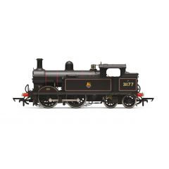 Hornby OO Scale, R3731 BR (Ex SE&CR) Wainwright H Class 0-4-4T, 31177, BR Lined Black (Early Emblem) Livery, DCC Ready small image