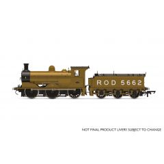 Hornby OO Scale, R3735 Railway Operating Division (Ex NBR) C Holmes Class 0-6-0, 5662, Railway Operating Division Khaki Livery, DCC Ready small image