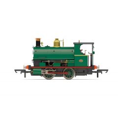 Hornby OO Scale, R3868 Private Owner W4 Peckett Saddle Tank 0-4-0ST, 490, Crawshay Brothers, Green Livery, DCC Ready small image