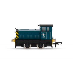 Hornby OO Scale, R3897 BR Ruston & Hornsby 88DS 0-4-0, 20, BR Blue Livery, DCC Ready small image