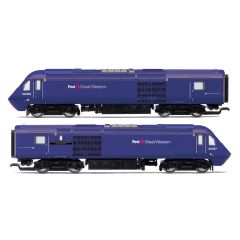 Hornby OO Scale, R3958 First Great Western Class 43 'HST' 2 Power Cars (One Motorised) Bo-Bo, (43087 & 43098), 'II Explosive Ordnance Disposal Regiment Royal Logistic Corps' First Great Western Dynamic Lines Plain Blue (Revised) Livery, DCC Ready small im