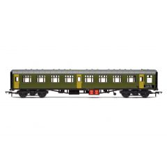 Hornby OO Scale, R40007 BR Mk1 SK Second Corridor Ballast Cleaner Train Staff Coach DB975802, BR Departmental Olive Green Livery small image